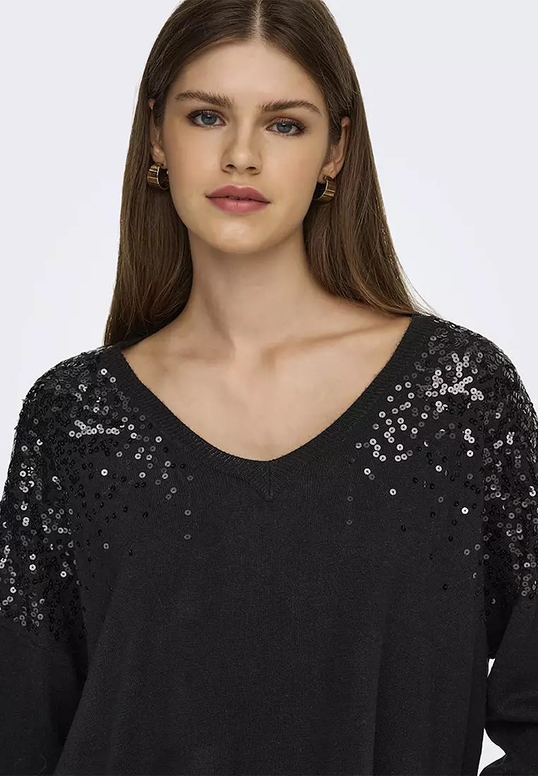 Starry Knitted Pullover