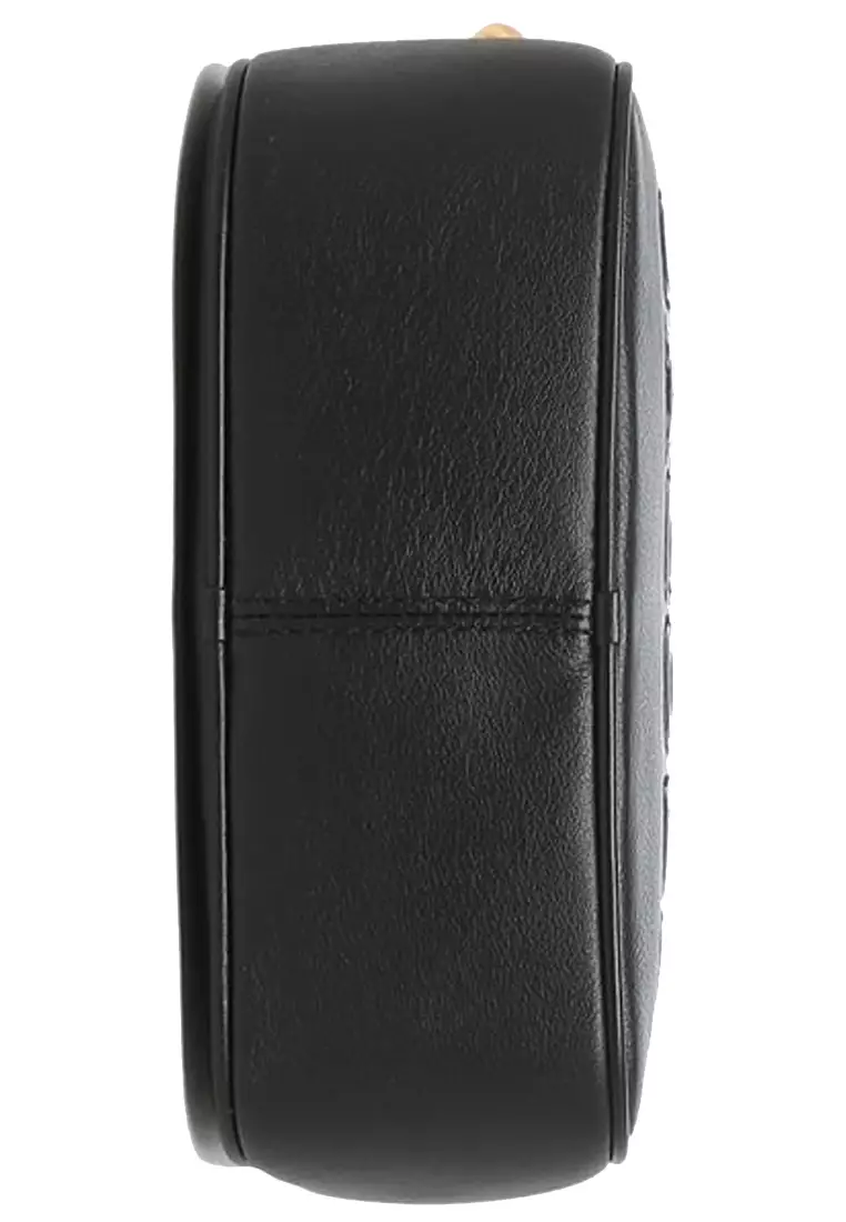 Flash Leather Crossbody Bag in Black M0014465