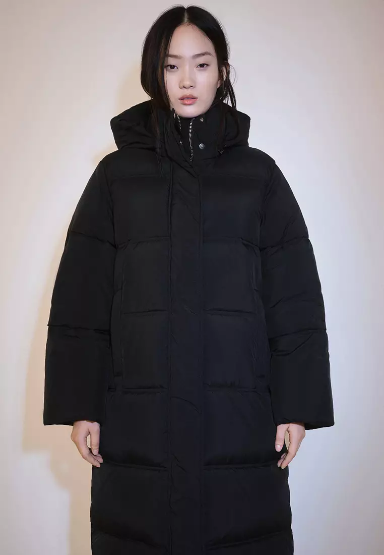 Buy Mango Hood Quilted Coat Online ZALORA Malaysia