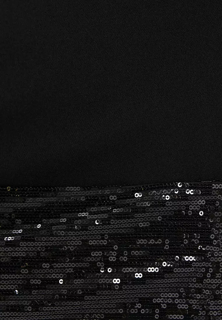 Round Neck Mini Dress