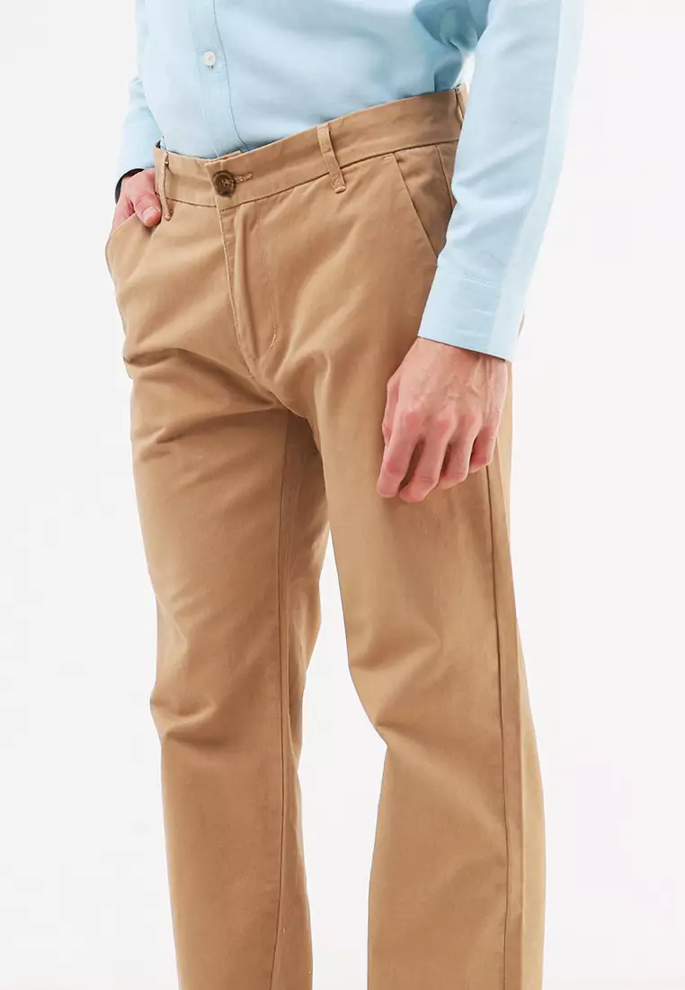 Regular Straight Chino Pants