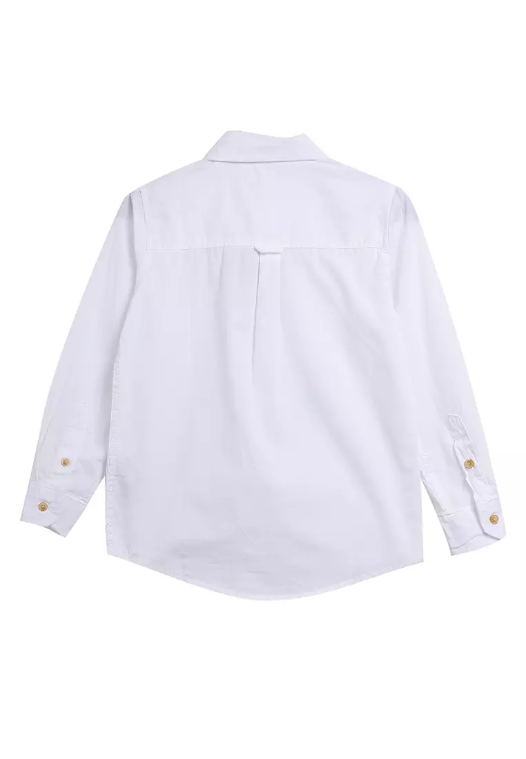 White button up outlet shirt for baby girl