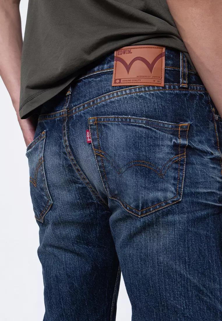 801 Reguler Fit Handcrafted Jeans BLUE CLAPPERCLAW - Celana Panjang Denim Pria