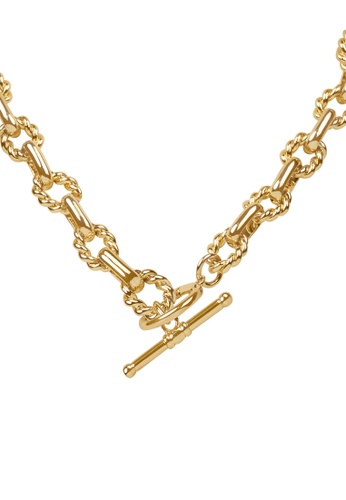 Mikana Mikana 14k Gold Plated Haruki Chainholics Necklace | ZALORA ...