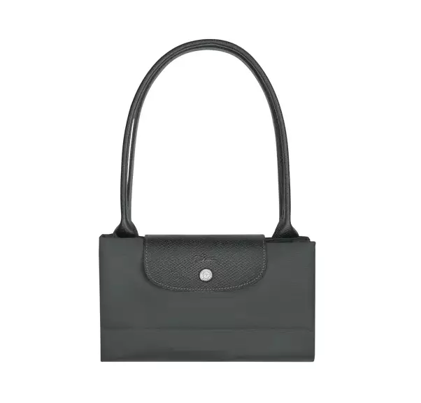 Longchamp Le Pliage Large Long Handle Green Graphite (LLH)