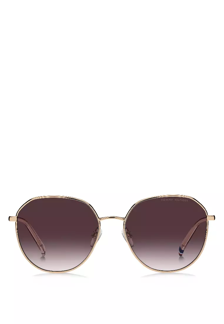 TOMMY HILFIGER Sunglasses TH 2218/S-DDB-3X, Panthos Sharp with Gold Copper color