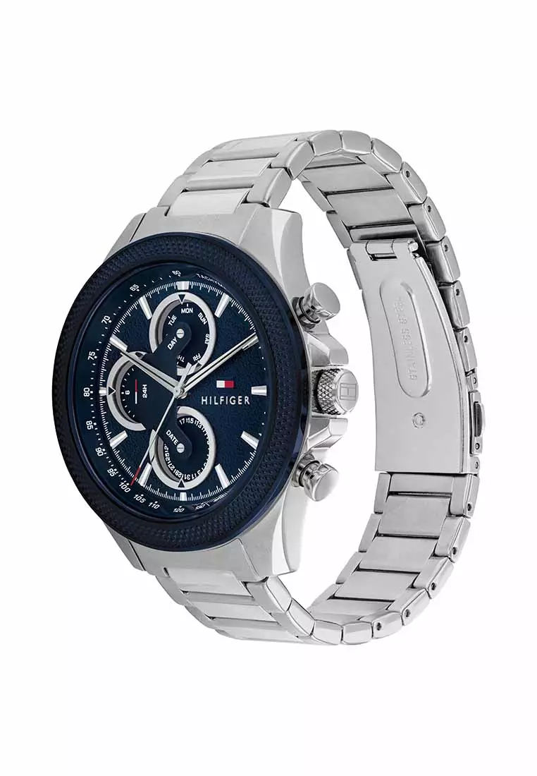 Clark Men's Watch Stainless Steel Strap - Navy Dial 1792080