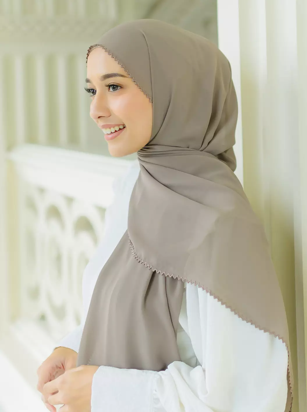 Ziza Shawl Dark Grey