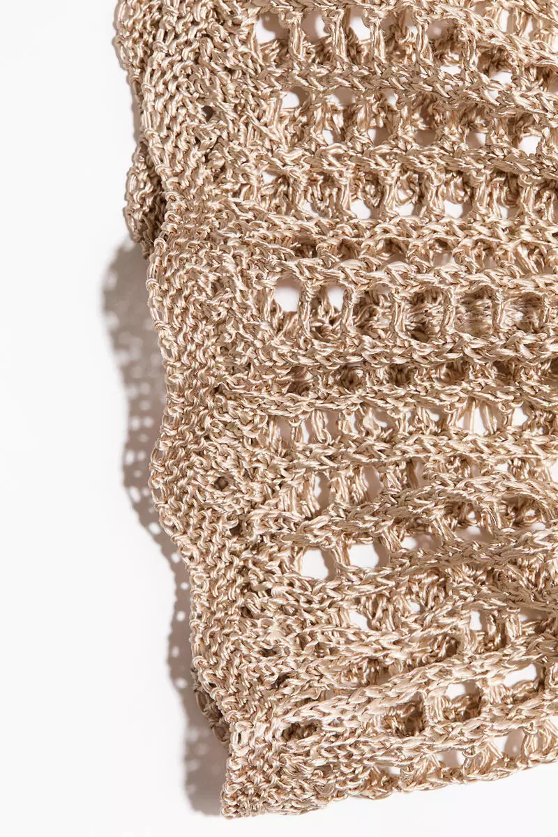 Crochet-look hat