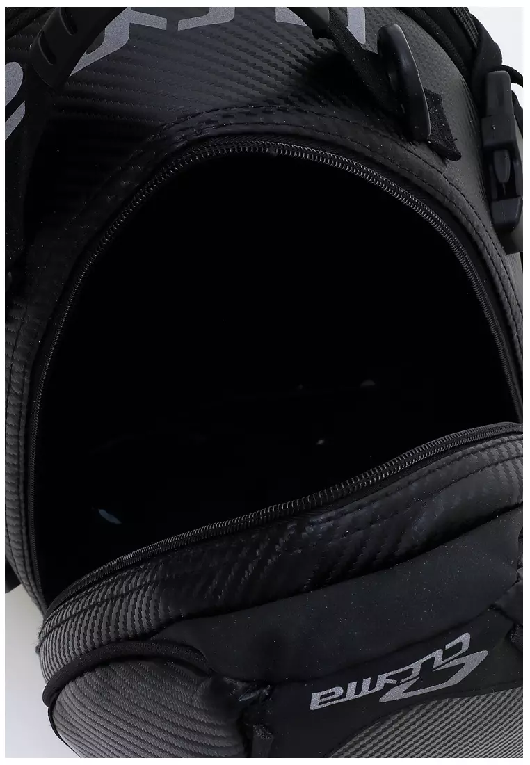 Lixe Tas Motor Touring Back Seat Tail Storage Bag Large Capacity Material Leather Kulit ORIGINAL - Black