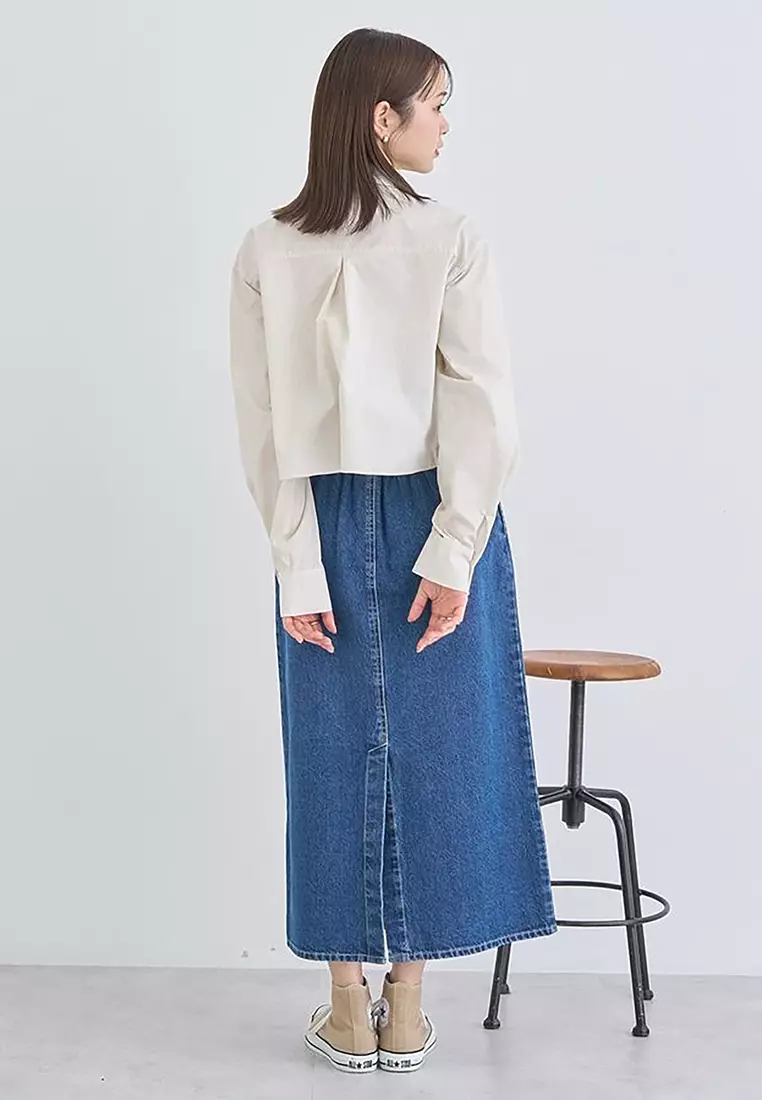 Earth Music & Ecology - Shirayuri Straight Skirt