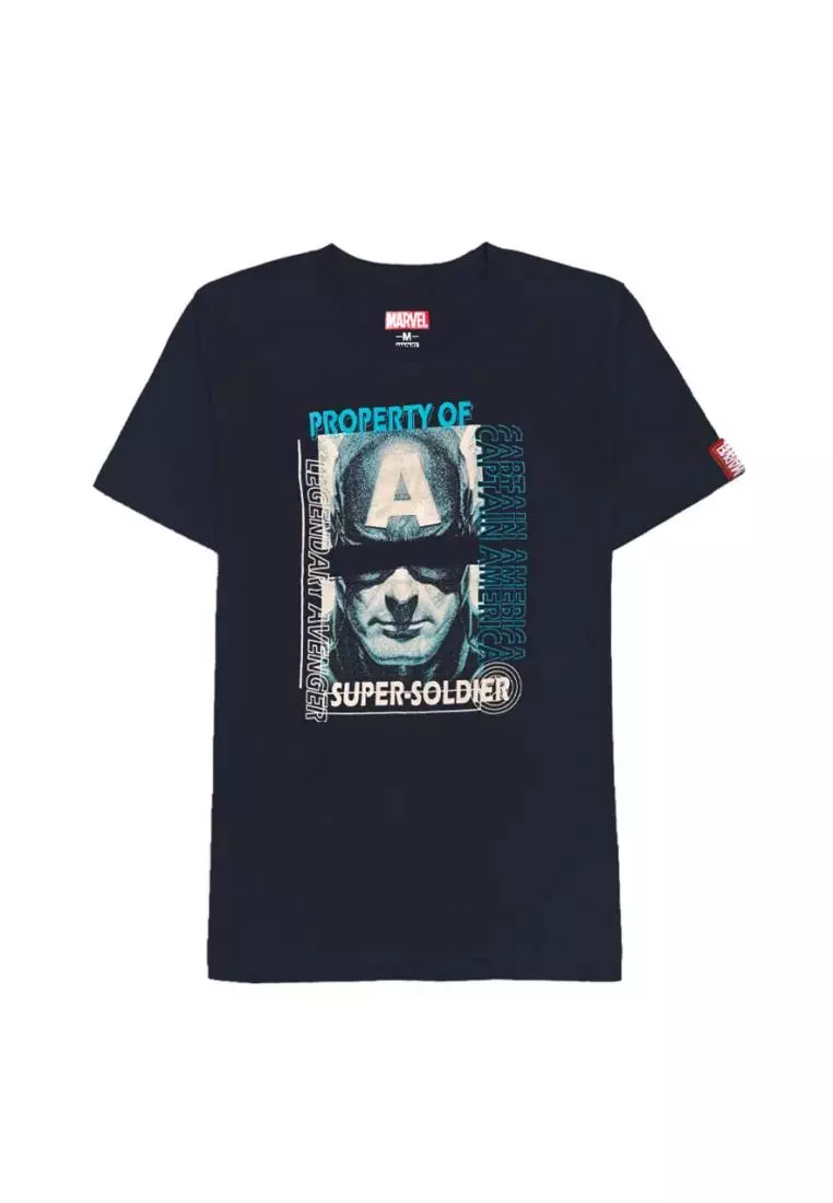 Captain america t shirt shop glow in the dark