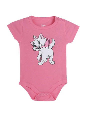 FOX Kids & Baby pink Pink Disney Short Sleeve Romper 23E01KACBABB6CGS_1