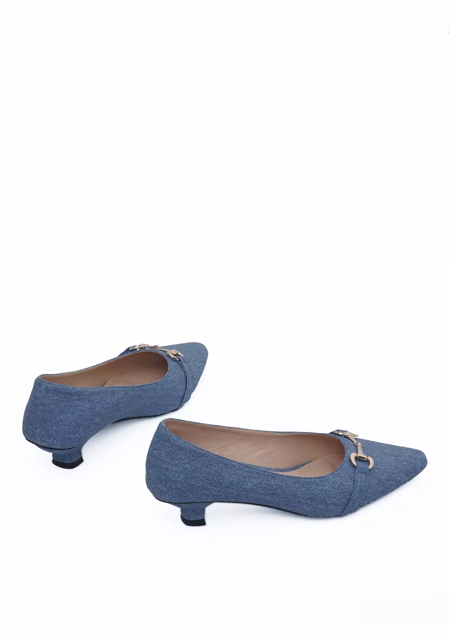 VIVI NICI - Marion Sepatu Wanita Hak 3 cm Matte Blue
