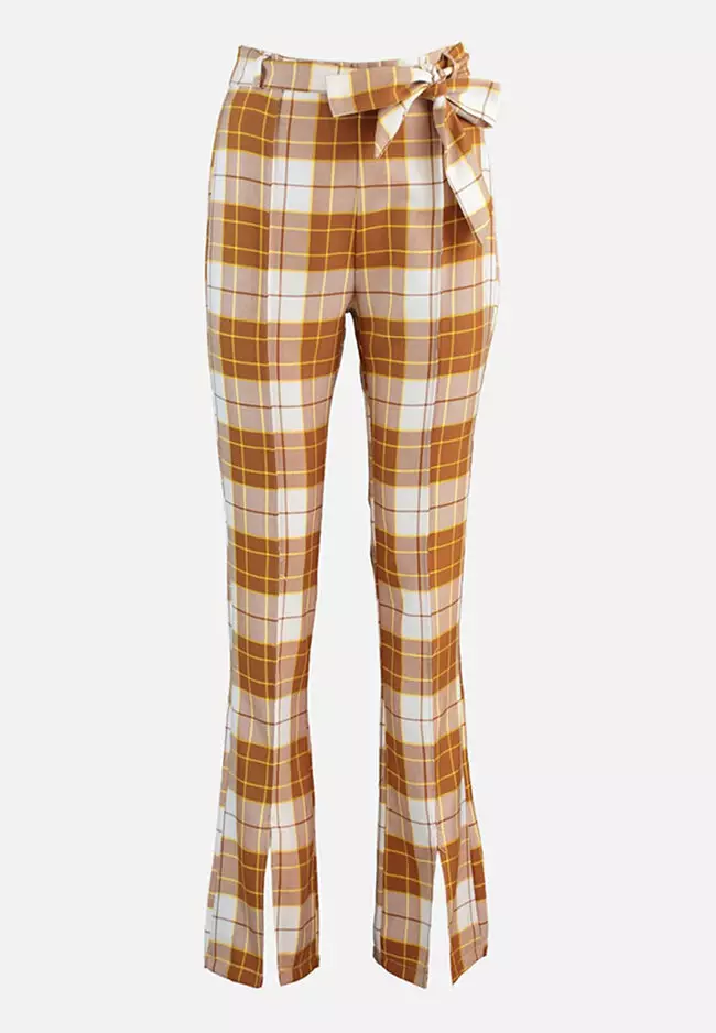 Buy Trendyol Check Pants Online ZALORA Malaysia