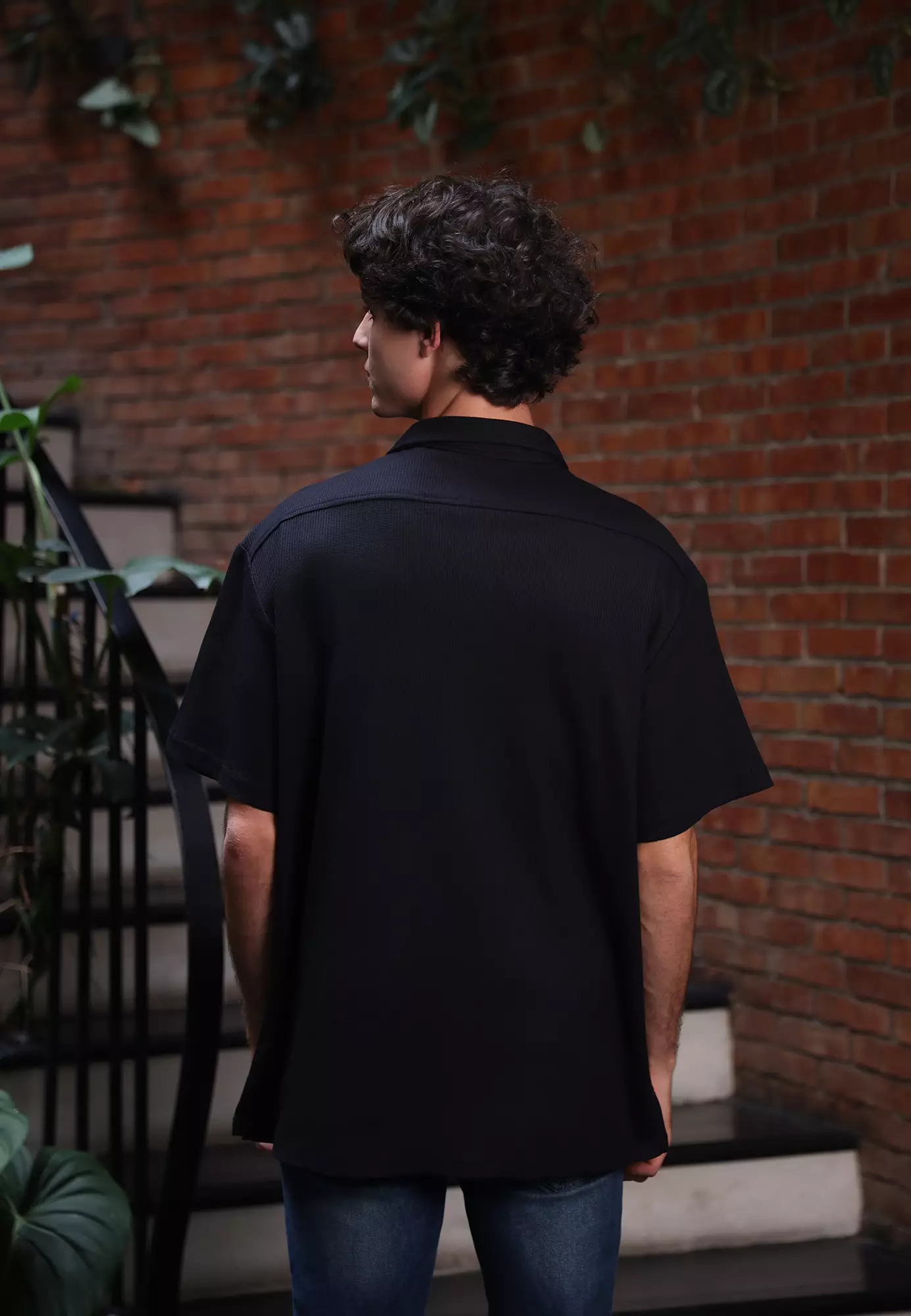 Ryusei Kemeja Boxy Pria Fukuoka