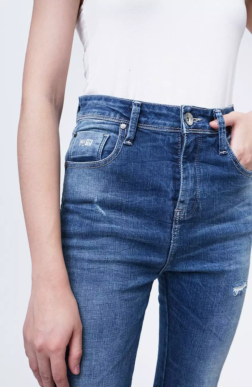 Celana Jeans Wanita Skinny G2 Series Medium Blue