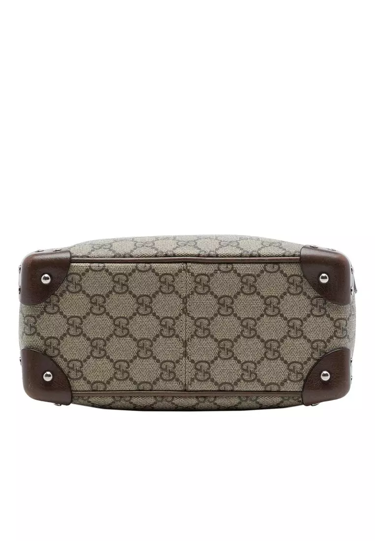 Pre-Loved Gucci Gg Supreme Soft Trunk Crossbody