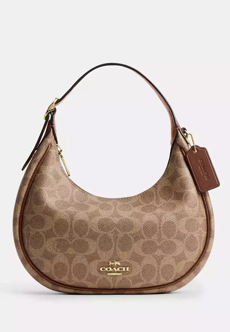 Buy COACH Emily Shoulder Bag In Signature Canvas 2026 Online | ZALORA