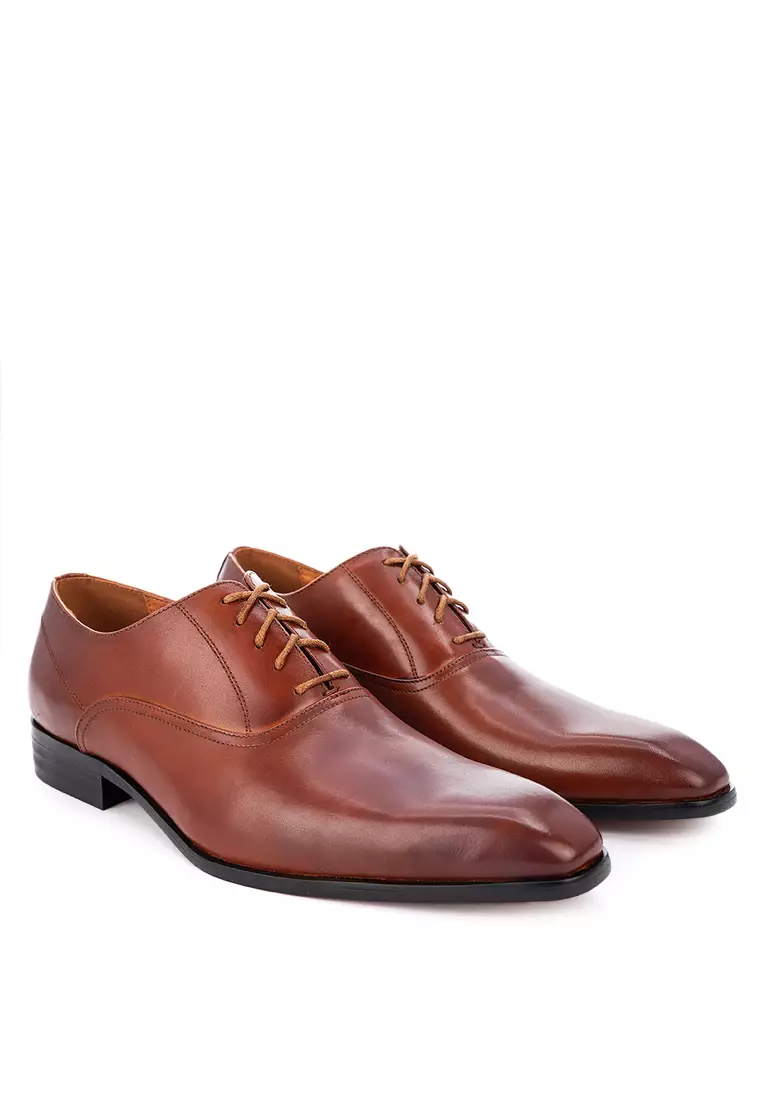 Gilroy Brown Captoe Oxford Shoes