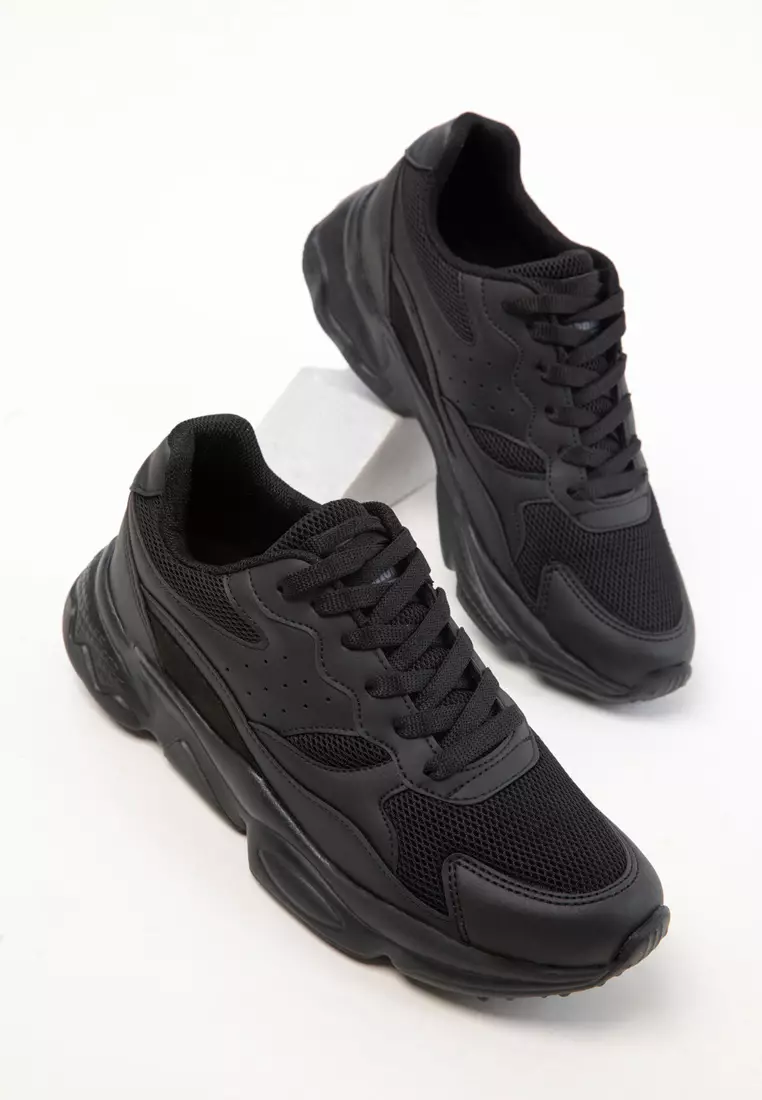 Black-Black Women's Sneaker 20592