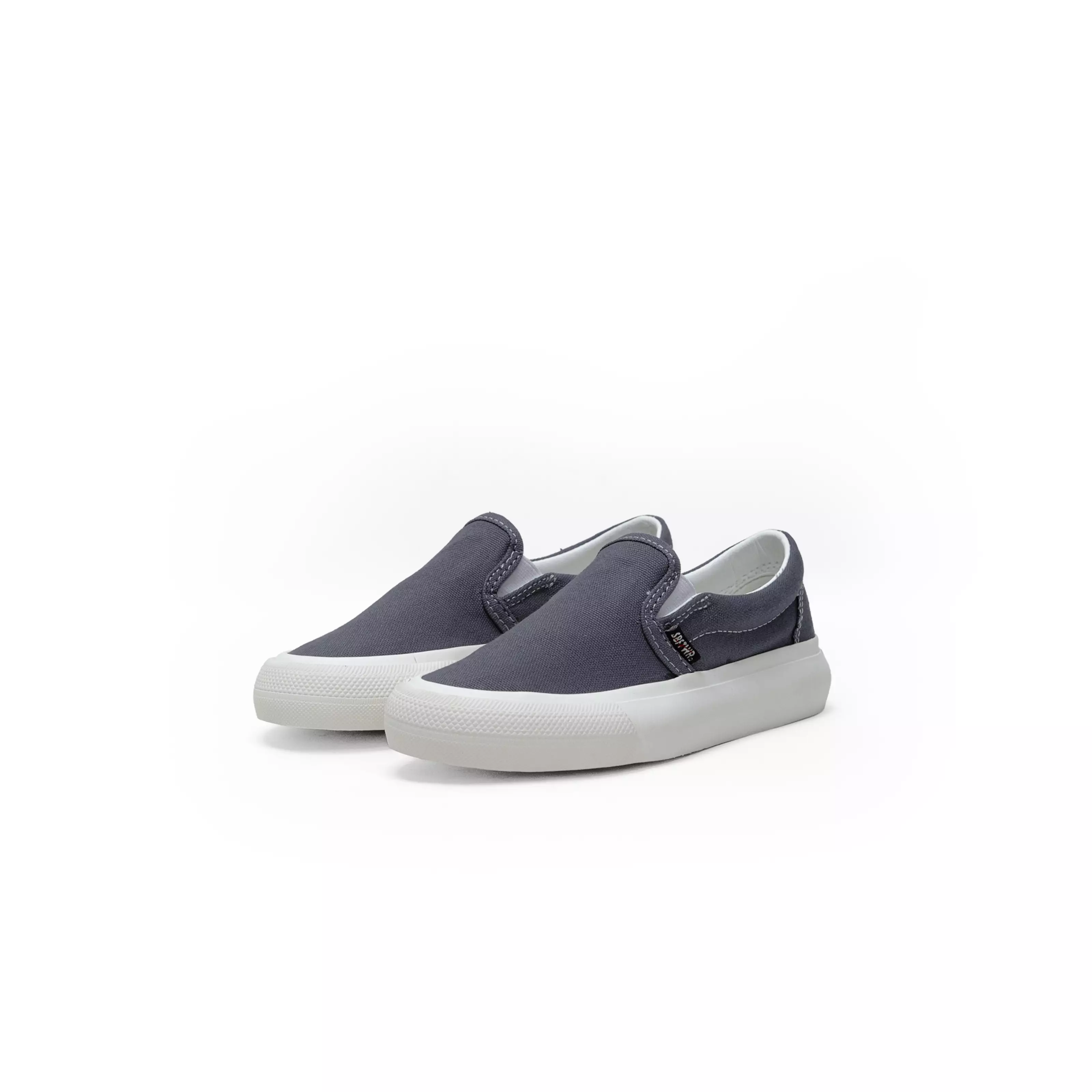 SABA KIDS Slip On Evan Grey - Sepatu Sneakers Sekolah Anak