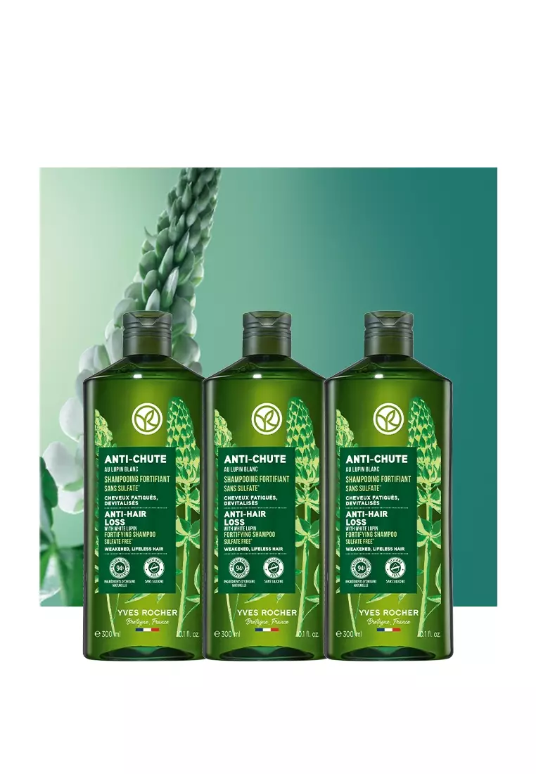 Anti Hair Loss Grower Shampoo 300ml Bundle of 3 Original Hair Care Bestseller for Hair Growth with Proven Effectiveness Sulfate-Free