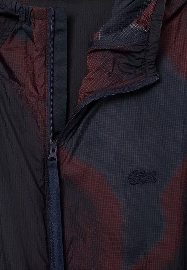 Lightweight Printed Ripstop Cropped Jacket