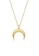 Elli Jewelry gold Necklace Crescent Astro Moon 375 Yellow Gold 7F287AC0E23D53GS_1