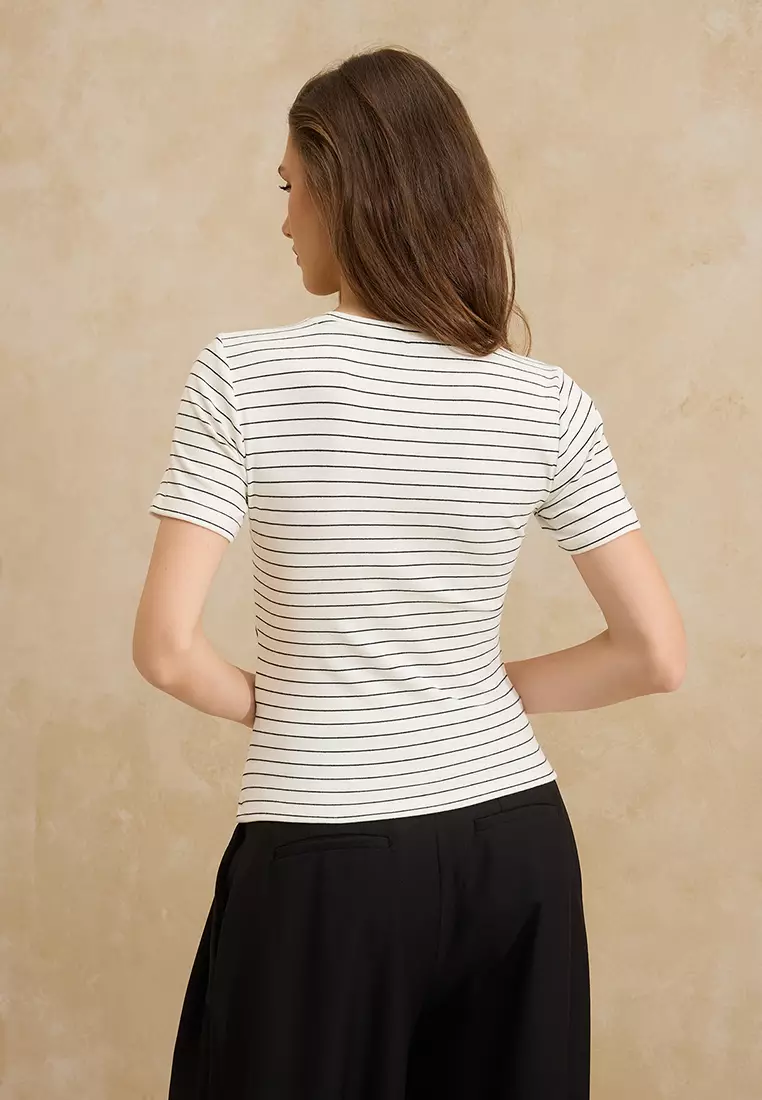 Buy Trendyol Striped Tee 2026 Online | ZALORA Philippines