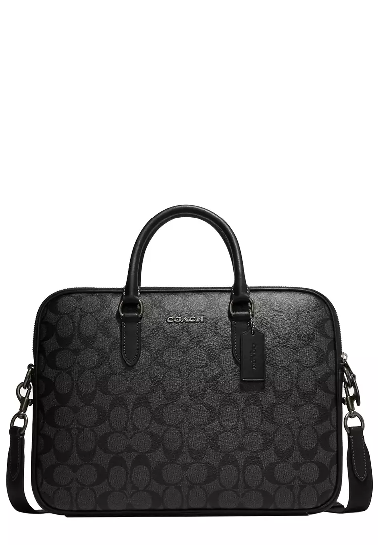 Coach 17 clearance inch laptop bag