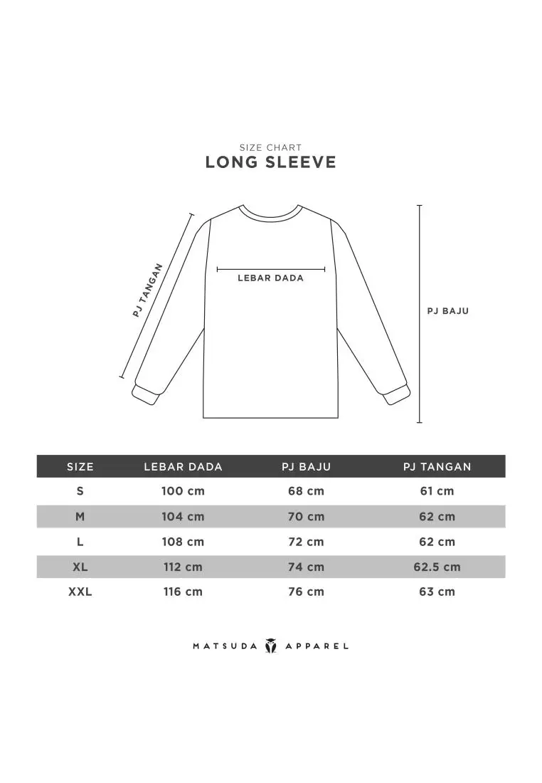 Matsuda Kaos Polo Shirt Lengan Panjang Pria Kerah Kasuga