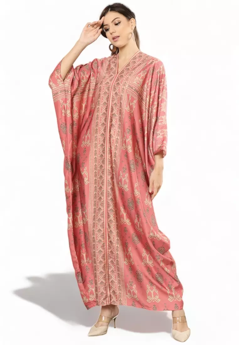 Kanzi Exclusive Long Sleeve Songket Kaftan