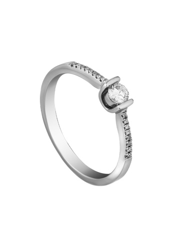 TOMEI white TOMEI Diamond Ring, White Gold 375 83D51AC324EFC7GS_1