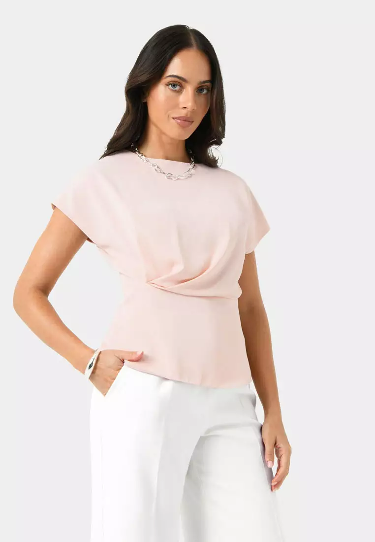 Bonnie Gathered Peplum Top