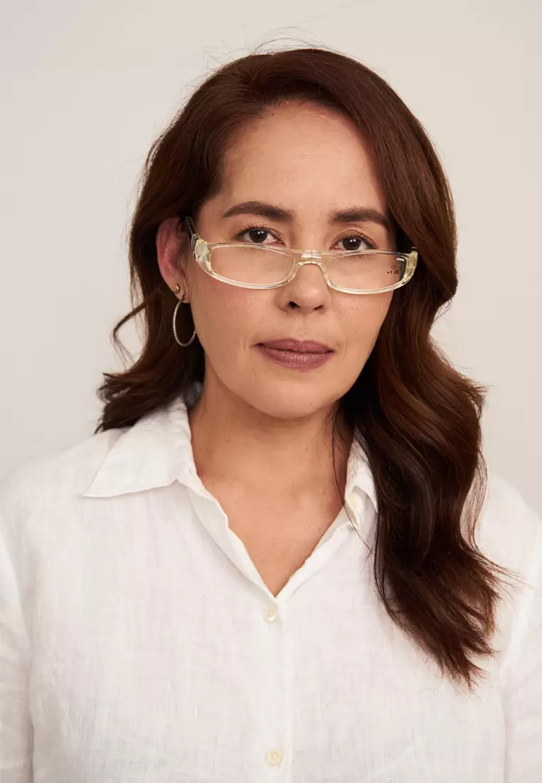 Euro Magnetic (Clear) +1.25 Reading Glasses for 42-43 Years Old