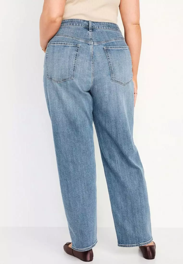 High-Waisted Og Loose Jeans For Women