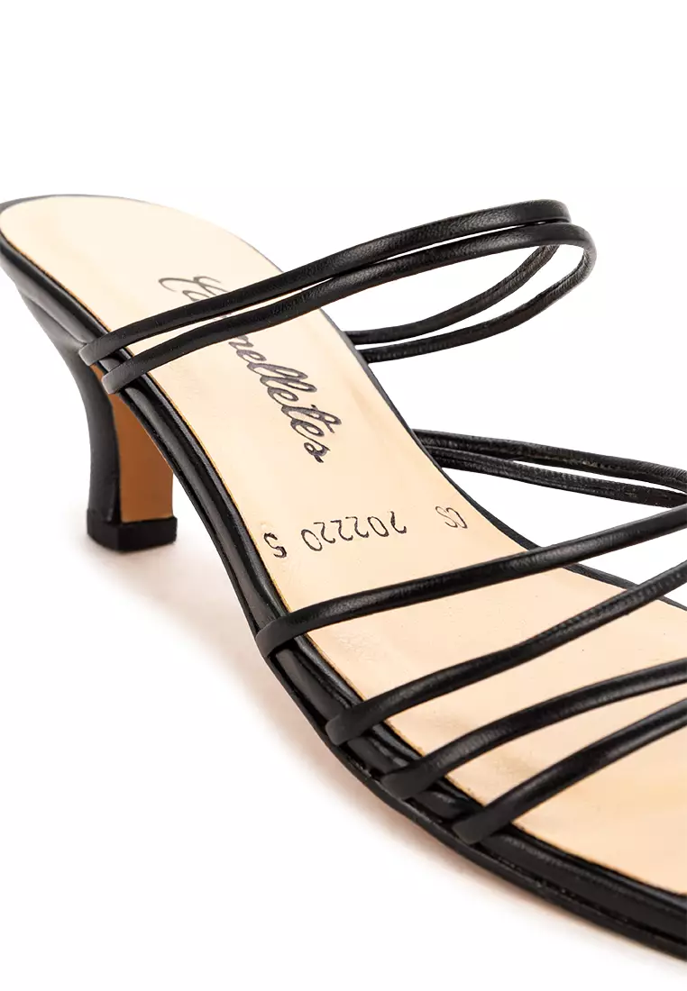 Strappy Kitten Heels