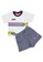 Toffyhouse white and blue Toffyhouse Racing Buddies Shorts & T-shirt set 74850KADE92D3AGS_1