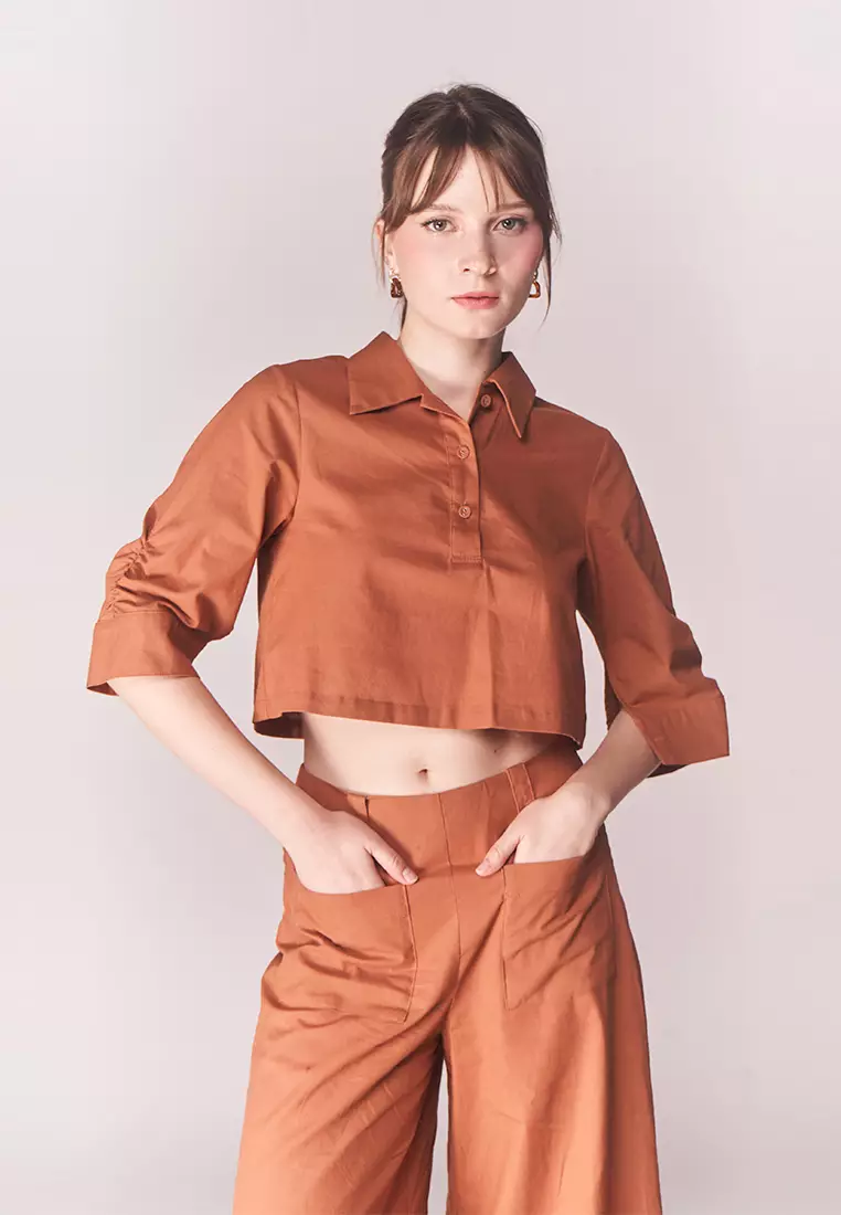 Solstice Bigonia Quarter Sleeve Top