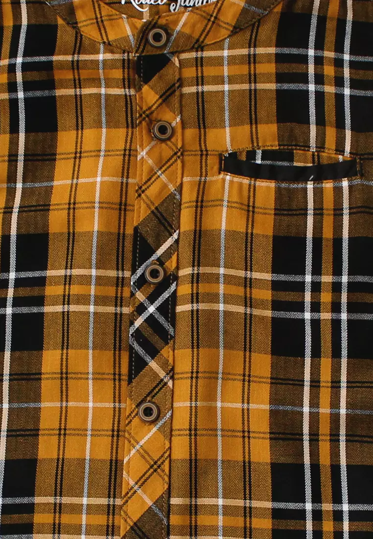 Shirt/Kemeja Anak Laki Yellow/Checked Shirt