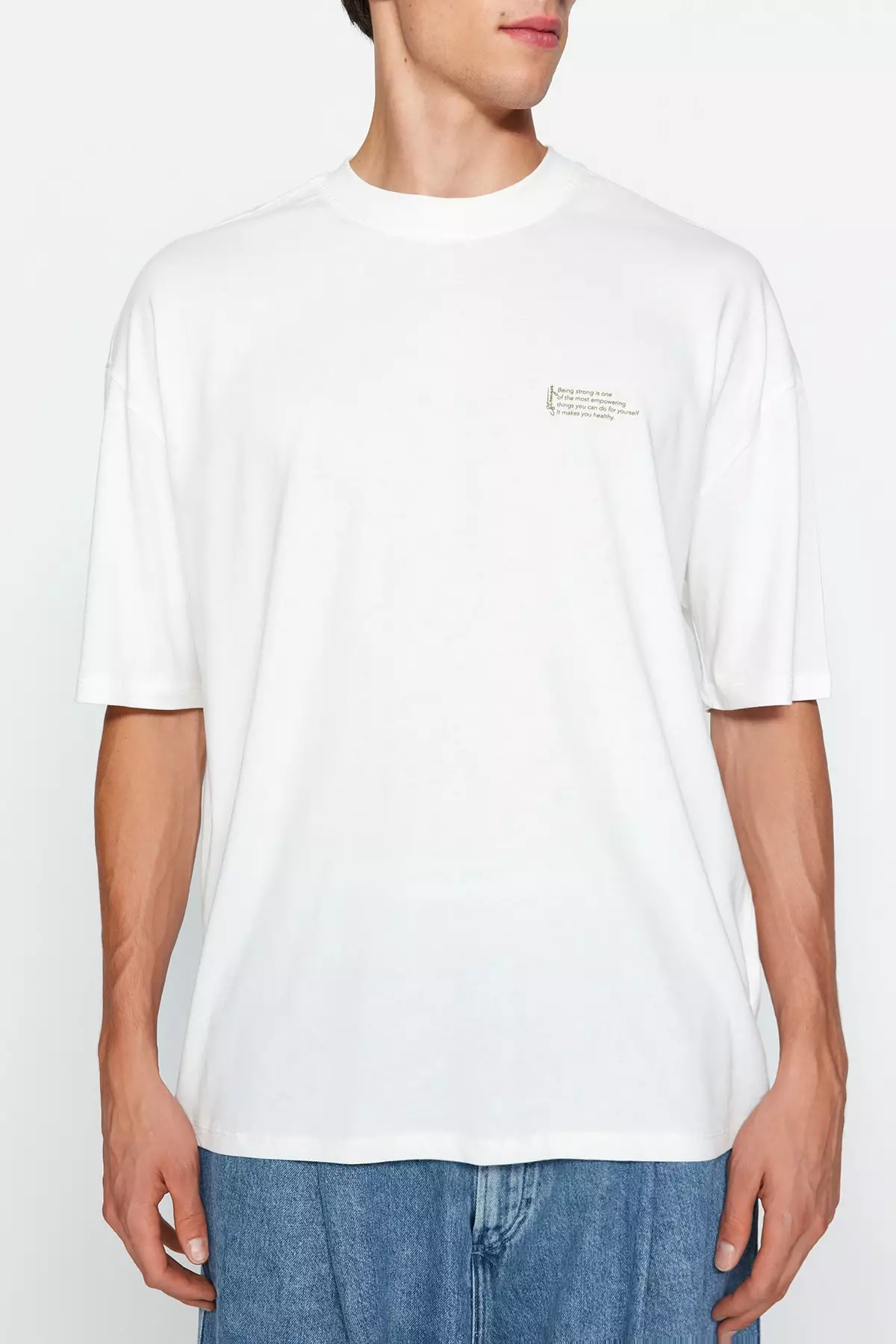 Text Cotton T-Shirt