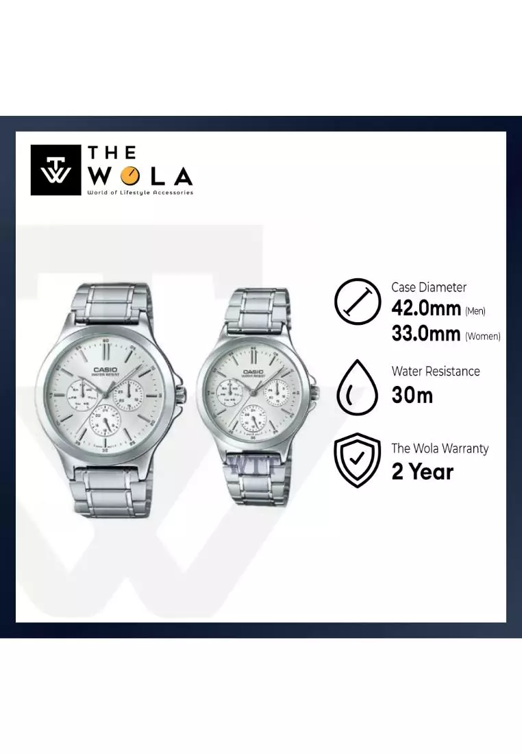 Watch For Couple MTP/LTP-V300D-7A