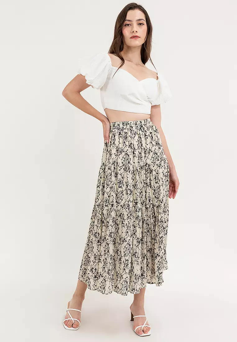 Janina Floral Long Skirt