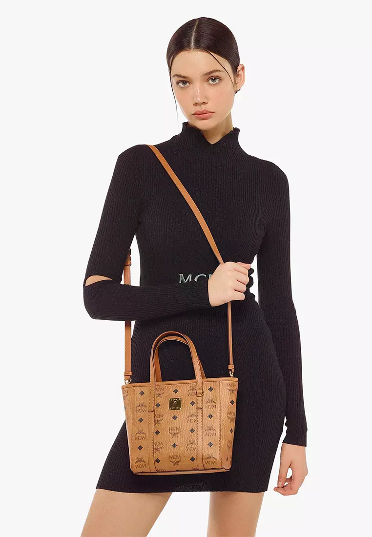 Mcm mini toni shopper in visetos hot sale