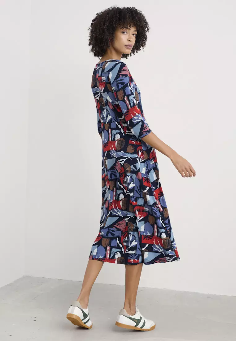 Seasalt Cornwall Multi 3/4 Wild Bouquet Dress