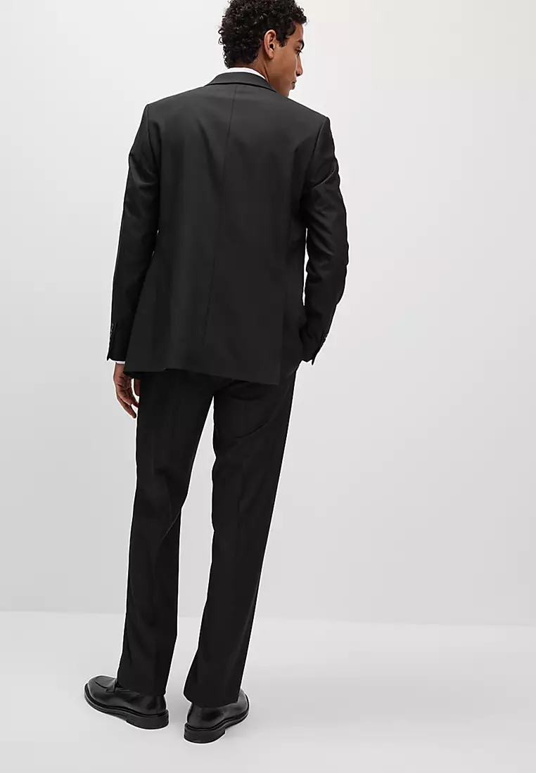Regular Fit Stretch Suit Trousers