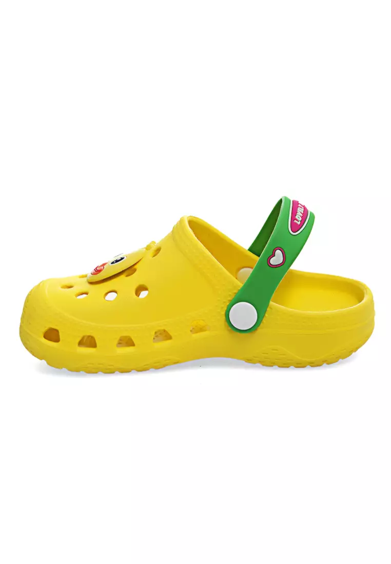 Mians Sepatu Sandal Anak Unisex Cute Anti Slip Elastic Material EVA ORIGINAL - Yellow