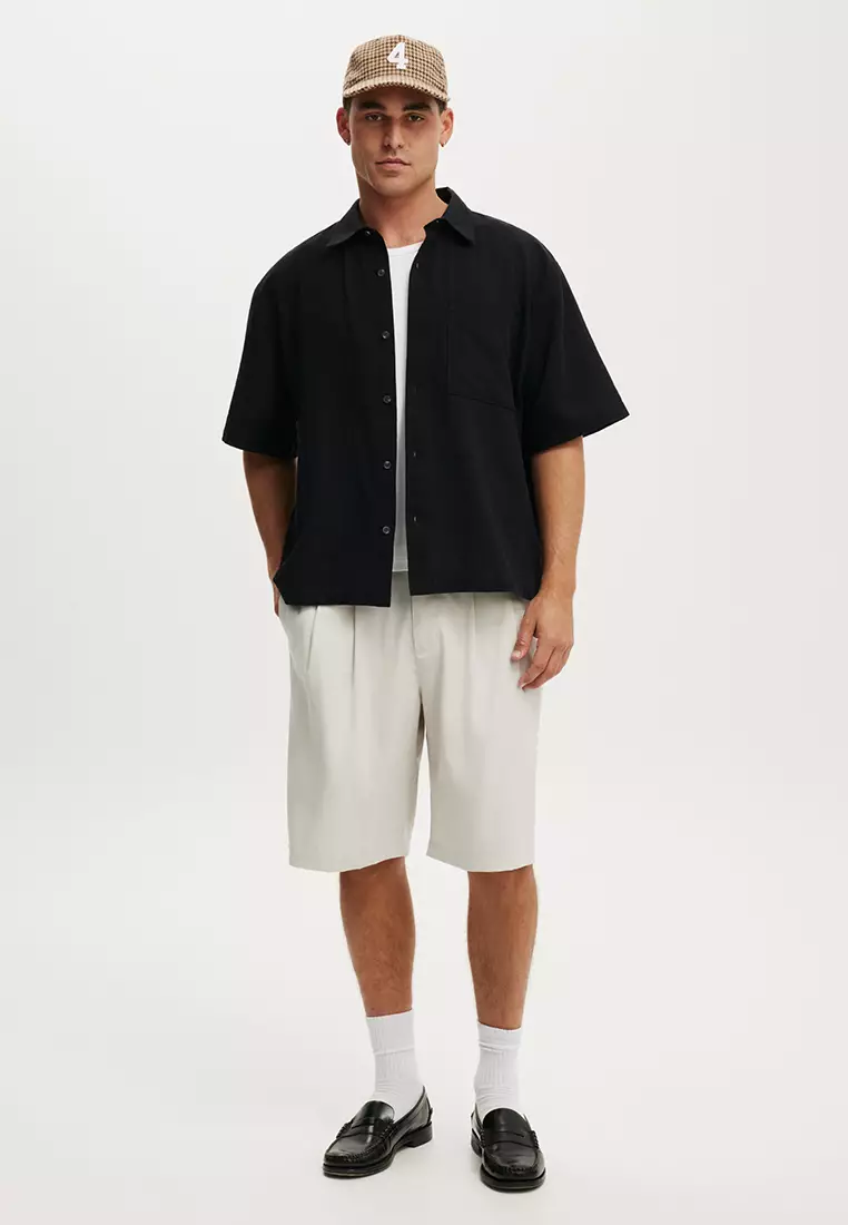 Boxy Fit Short Sleeves Shirt