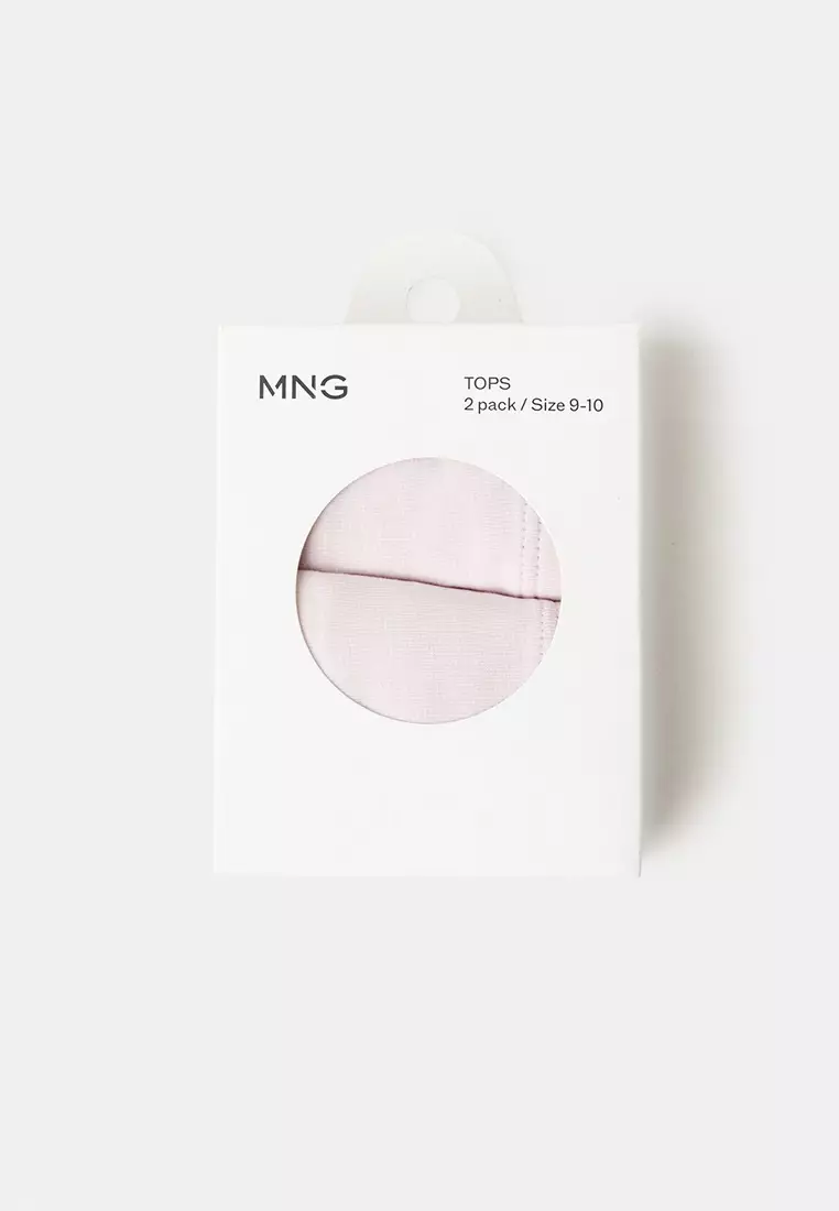 2-Pack Cotton Bandeau Bras